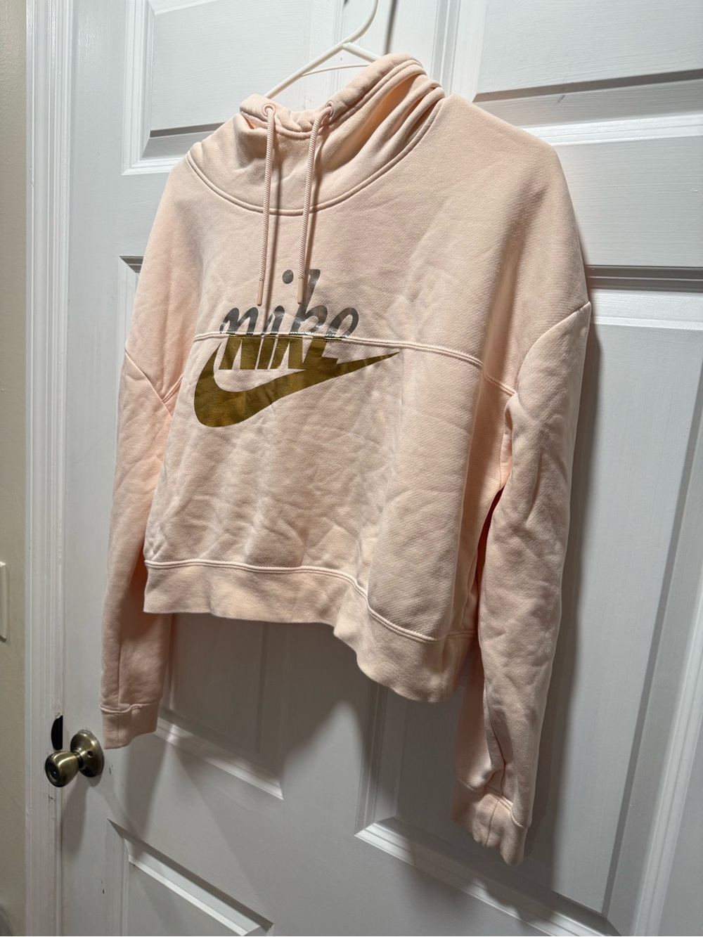 Nike Cropped Hooded Sweatshirt - Picture 3 of 5